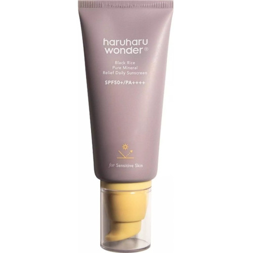Haruharu Wonder Black Rice Pure Mineral Relief Daily Sunscreen SPF 50+/PA++++ 50ml