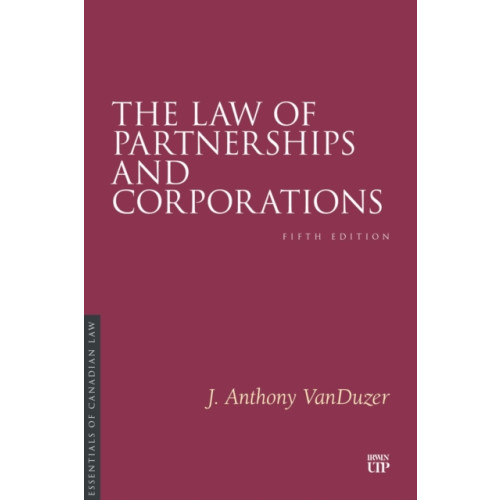 University of Toronto Press The Law of Partnerships and Corporations (häftad, eng)