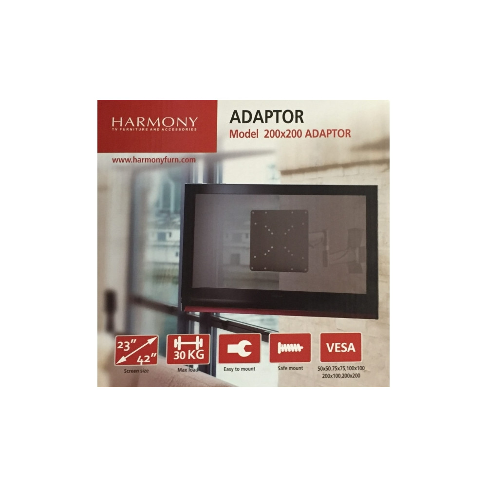 Produktbild för Harmony VESA-adapter 50x50, 75x75, 100x100, 200x100 och 200x...