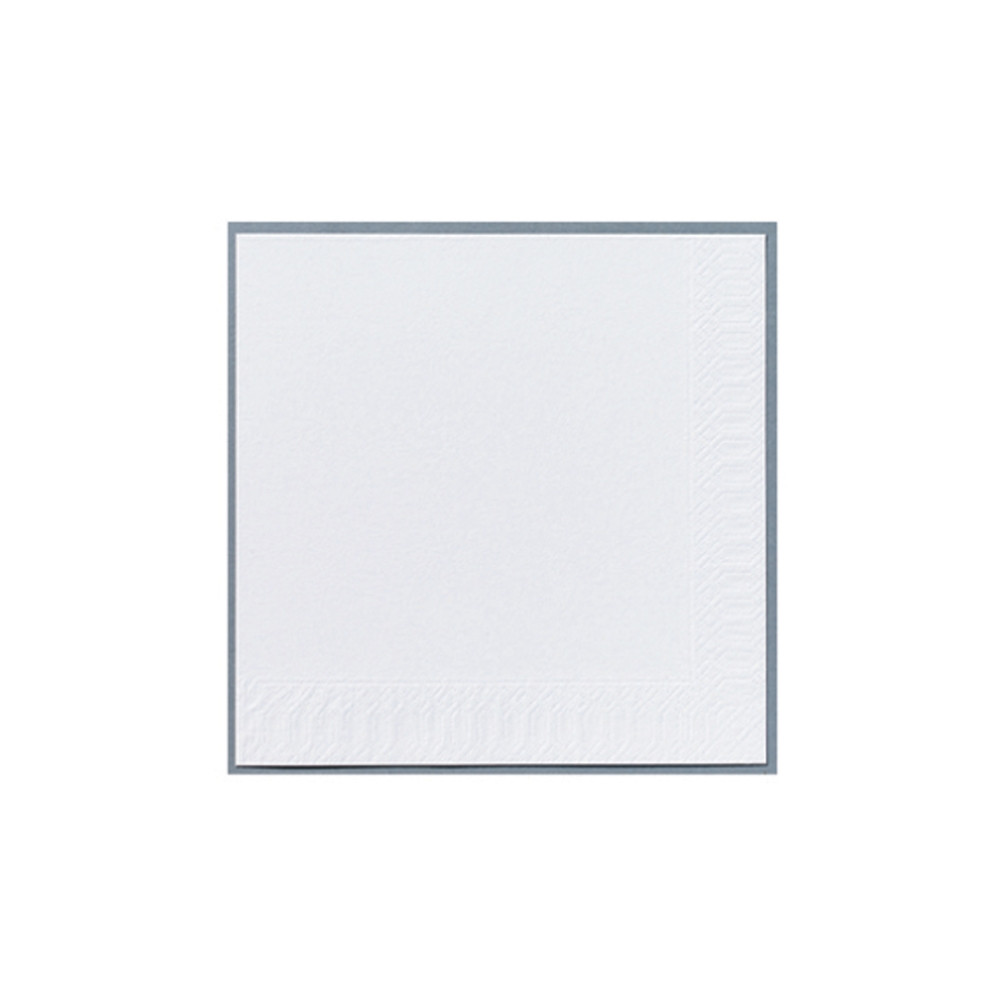 Produktbild för Servetter Duni Finess 3-lagers vit 40 x 40 cm, förpackning 2...