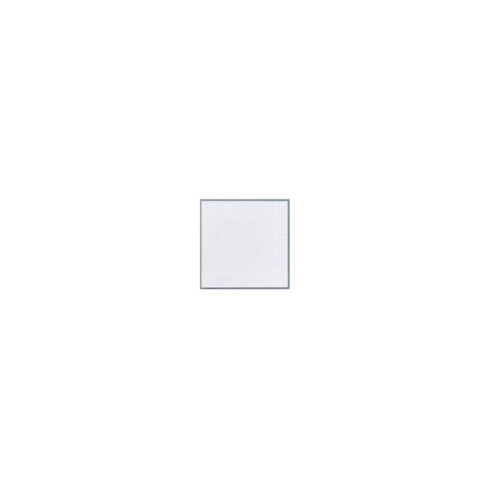 Produktbild för Servetter Duni Finess 3-lagers vit 40 x 40 cm, förpackning 2...