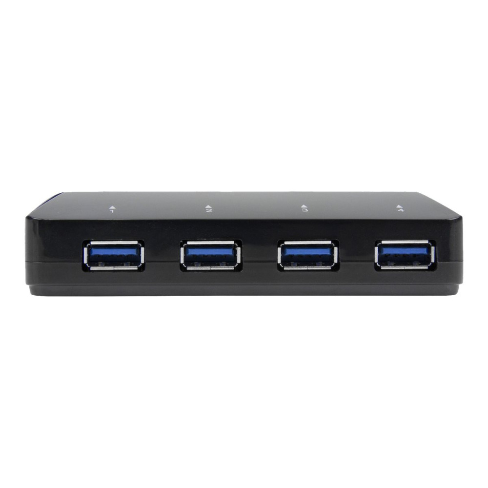 Produktbild för Startech USB 3.0-hub med 4 portar plus dedicerad laddningsport - 1x 2,4 A-port - USB-växel - 4 portar
