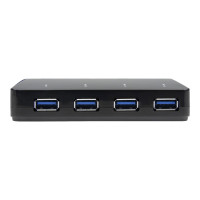 Produktbild för Startech USB 3.0-hub med 4 portar plus dedicerad laddningsport - 1x 2,4 A-port - USB-växel - 4 portar