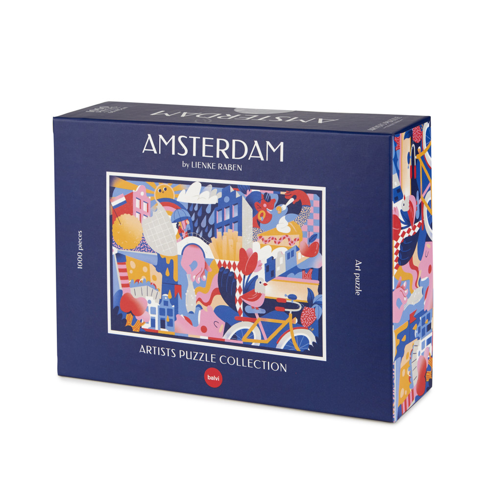Produktbild för Pussel Amsterdam, 1000 bitar