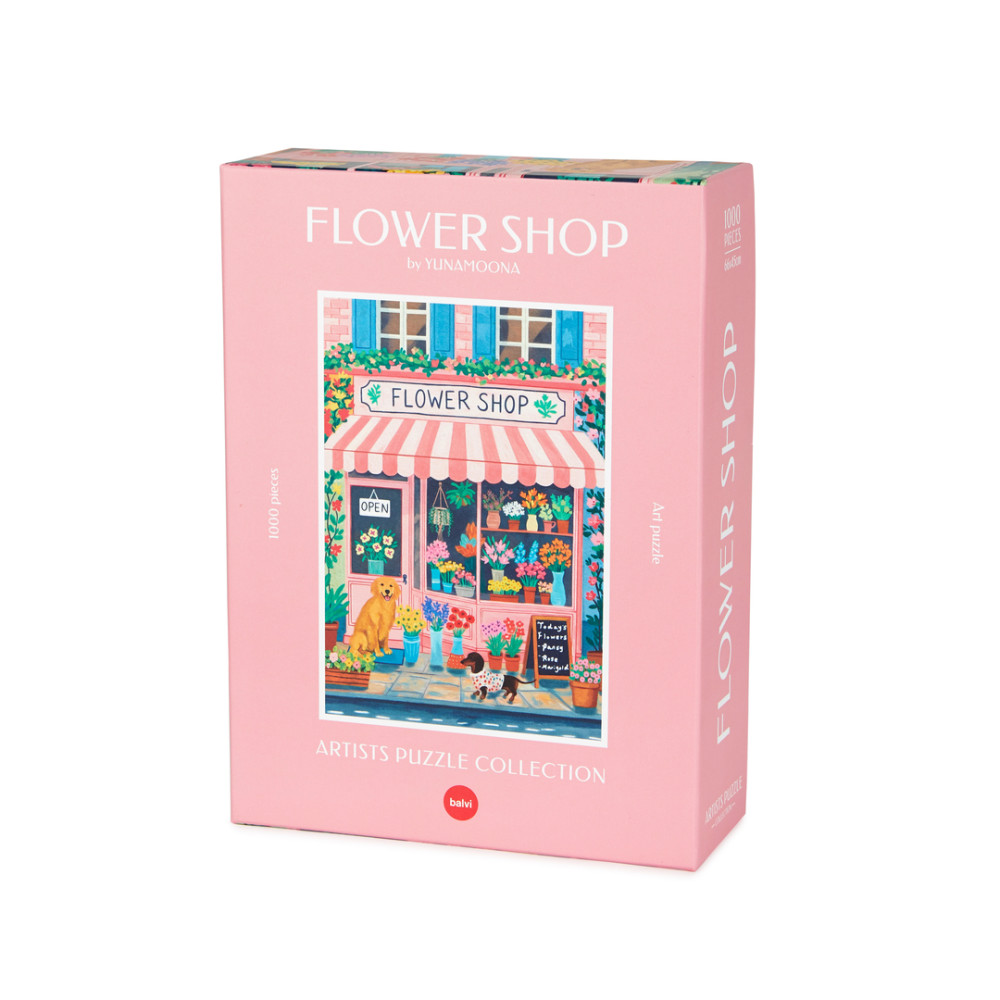 Produktbild för Pussel Flower Shop 1000 bitar