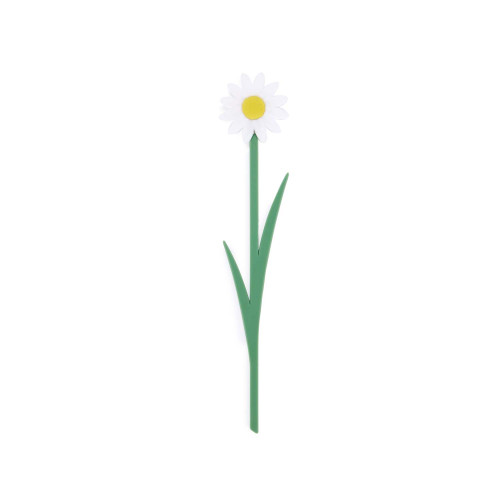balvi Bokmärke Blomma, Prästkrage Vit