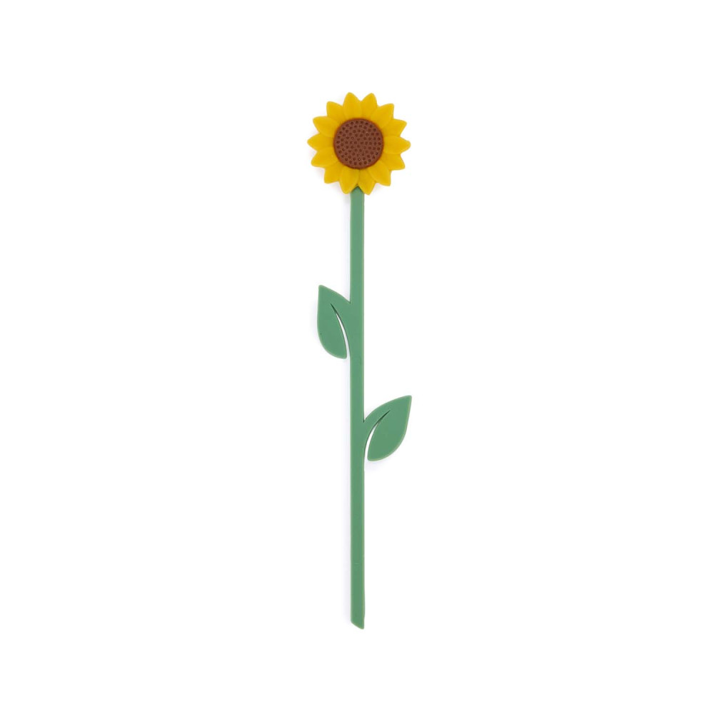 Produktbild för Bokmärke Blomma, Solros Gul