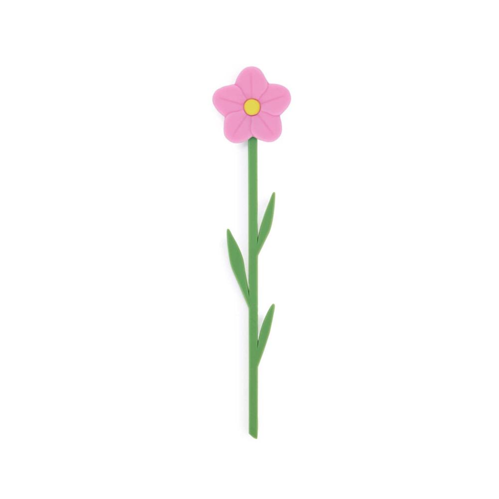 Produktbild för Bokmärke Blomma, Vildros Rosa