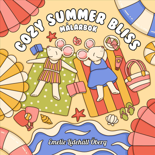 Bokförlaget Semic Cozy Summer Bliss Målarbok