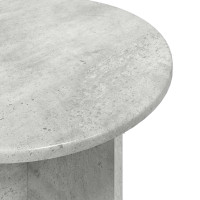 Produktbild för Sidobordsset med lagring 2 pcs Betonggrå Konstruerat trä