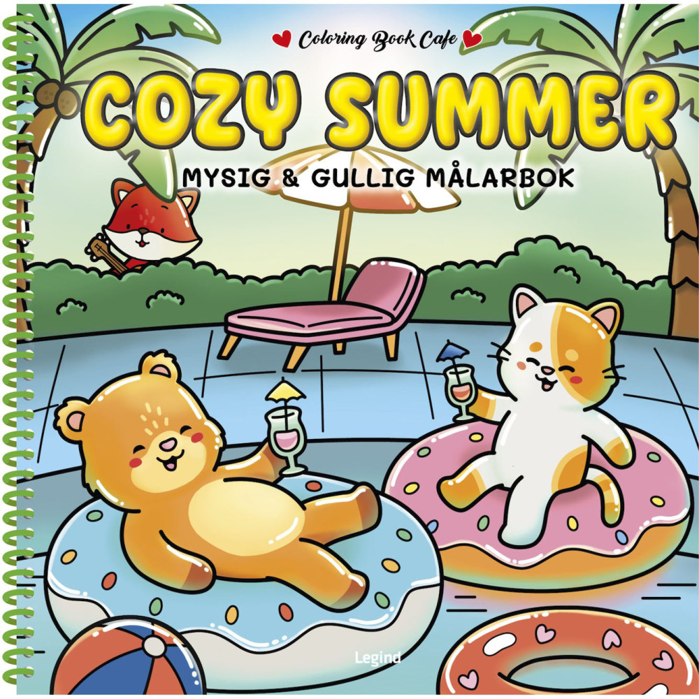 Produktbild för Deluxe Målarbok : Cozy Summer
