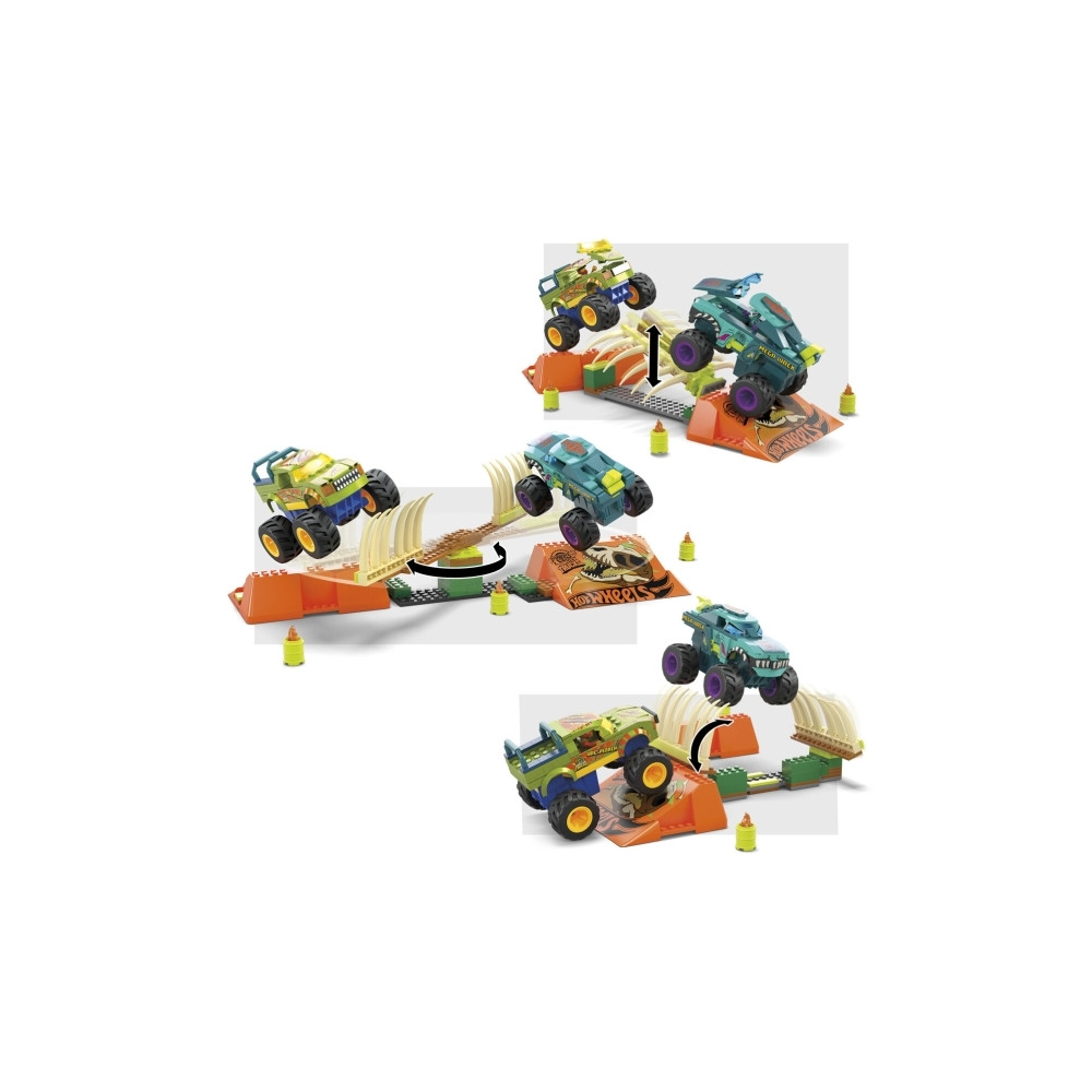 Produktbild för Mattel MEGA Hot Wheels Monster Trucks Mega-Wrex Bone Crash S...