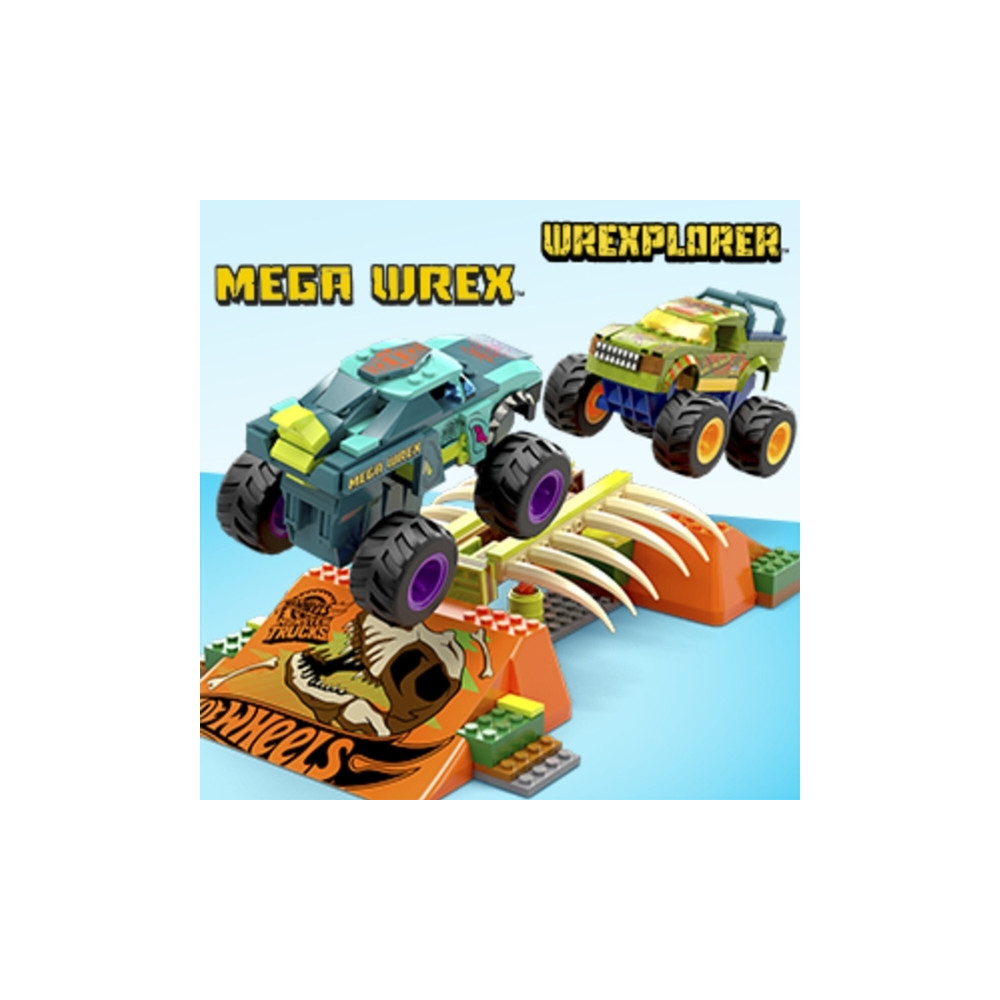 Produktbild för Mattel MEGA Hot Wheels Monster Trucks Mega-Wrex Bone Crash S...