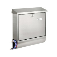 Produktbild för Postbox Burg Wächter AMRUM-SET 38670 NI Rostfritt stål Silve...
