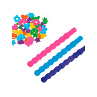 Produktbild för SES Creative Velcro bracelets, Kit för tillverkning av armba...