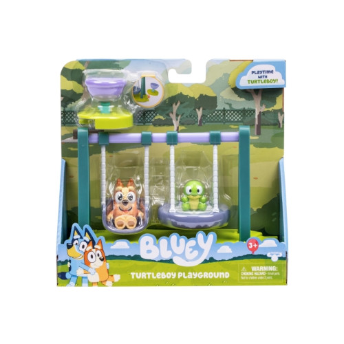 Bluey Bluey Turtleboy Lekplats, inkluderar Wide-Eyed Bingo och Tur...