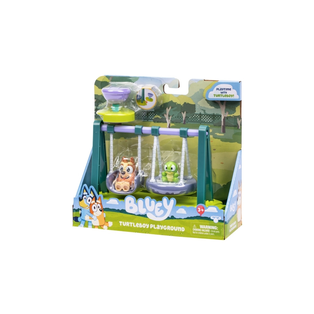 Produktbild för Bluey Turtleboy Lekplats, inkluderar Wide-Eyed Bingo och Tur...