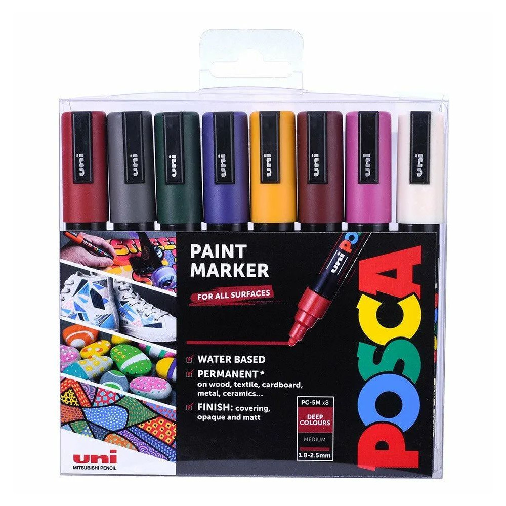 Produktbild för Posca PC5M medium spets