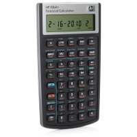 Produktbild för Hewlett-Packard HP 10bII+ finansräknare LCD 12 siffror batte...