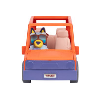 Produktbild för Bluey, Stor Heeler Familjebil 4WD med Bluey Gosedjur. Bilhöj...