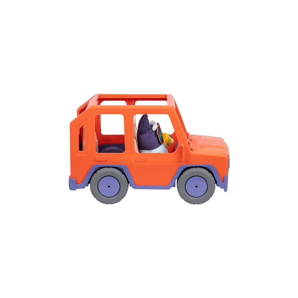 Produktbild för Bluey, Stor Heeler Familjebil 4WD med Bluey Gosedjur. Bilhöj...