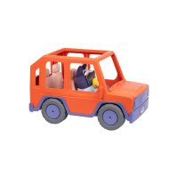 Produktbild för Bluey, Stor Heeler Familjebil 4WD med Bluey Gosedjur. Bilhöj...