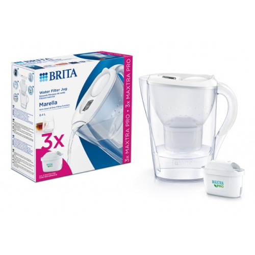 Brita Brita Marella filterkanna + 3 påfyllningsfilter MAXTRA PRO P...