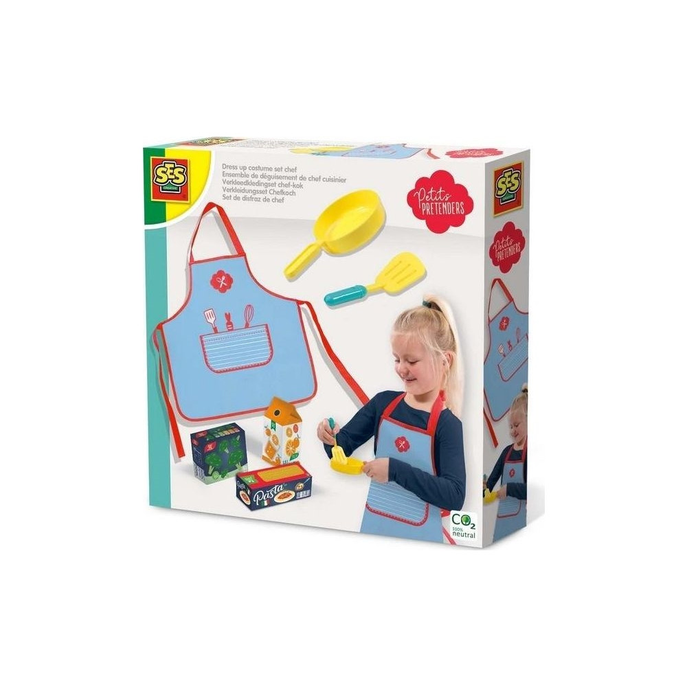 Produktbild för SES Creative Petits Pretenders Dress up costume set chef, Kö...