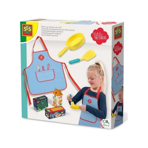 SES Creative SES Creative Petits Pretenders Dress up costume set chef, Kö...