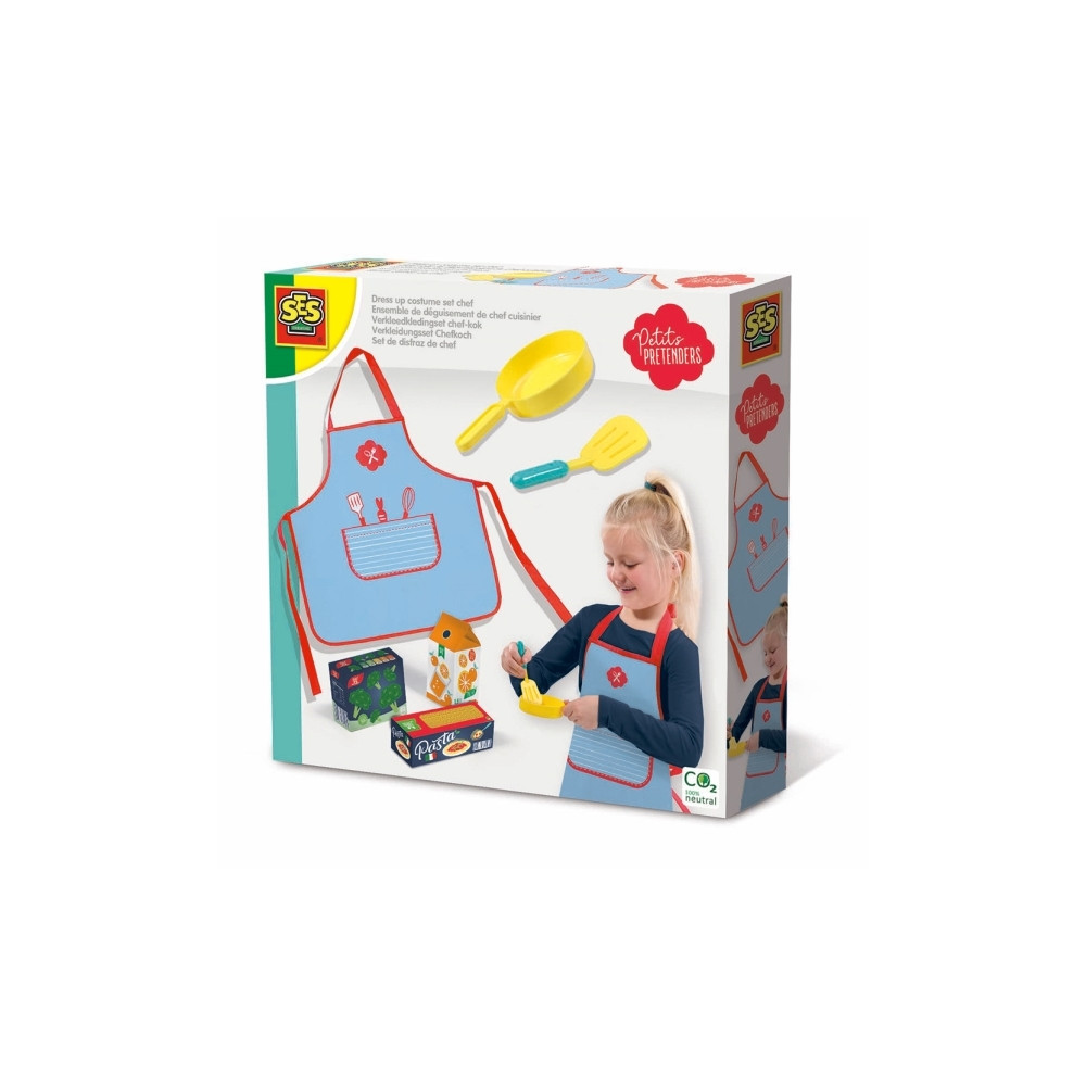 Produktbild för SES Creative Petits Pretenders Dress up costume set chef, Kö...