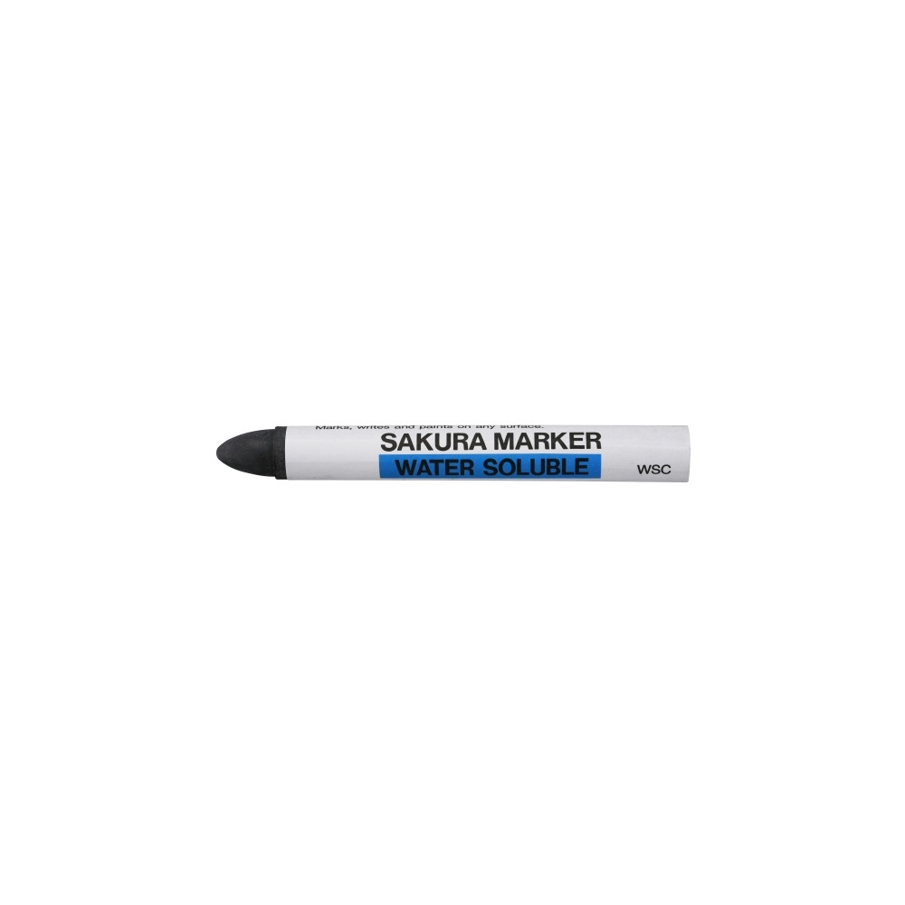 Produktbild för SAKURA kritmarkör CRAYON MARKER, vattenlöslig, svart på vaxb...