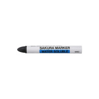 Produktbild för SAKURA kritmarkör CRAYON MARKER, vattenlöslig, svart på vaxb...