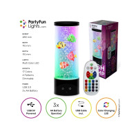 Produktbild för Nielsen Light fisklampa golvlampa med fjärrkontroll H: 28 cm