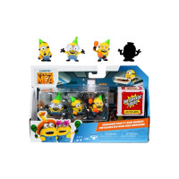 Produktbild för Despicable Me 4, 5 cm Mini Mayhem Figurer 4 st pk., 2 varian...