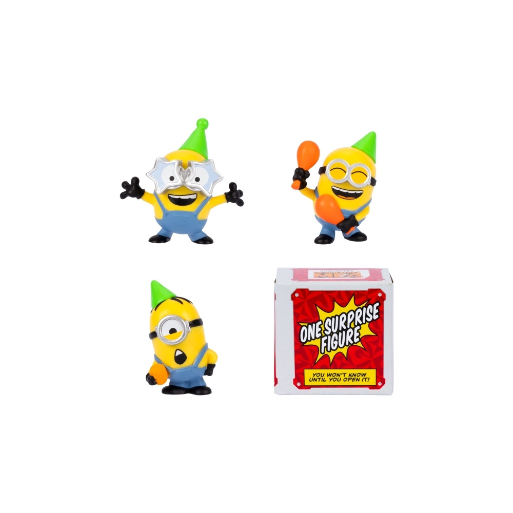 Produktbild för Despicable Me 4, 5 cm Mini Mayhem Figurer 4 st pk., 2 varian...