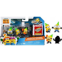 Produktbild för Despicable Me 4, 5 cm Mini Mayhem Figurer 4 st pk., 2 varian...