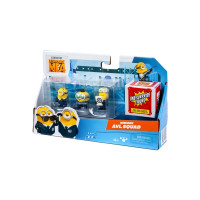 Produktbild för Despicable Me 4, 5 cm Mini Mayhem Figurer 4 st pk., 2 varian...