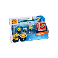 Produktbild för Despicable Me 4, 5 cm Mini Mayhem Figurer 4 st pk., 2 varian...