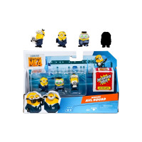 Produktbild för Despicable Me 4, 5 cm Mini Mayhem Figurer 4 st pk., 2 varian...