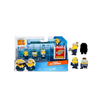 Produktbild för Despicable Me 4, 5 cm Mini Mayhem Figurer 4 st pk., 2 varian...