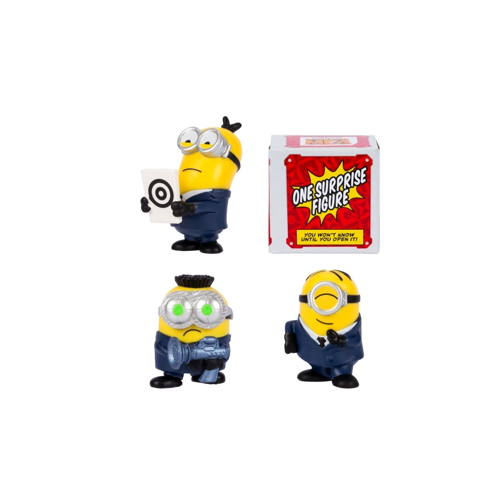 Produktbild för Despicable Me 4, 5 cm Mini Mayhem Figurer 4 st pk., 2 varian...