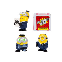 Produktbild för Despicable Me 4, 5 cm Mini Mayhem Figurer 4 st pk., 2 varian...