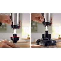 Produktbild för Bosch Serie 6 MSM6M621, Stavmixer, 0,5 l, 1,4 m, 1000 W, Sva...