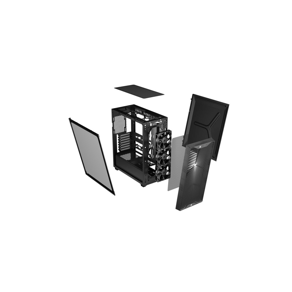 Produktbild för Corsair 3200D RS, Midi Tower, PC, Grå, ATX, Mini-ATX, micro...