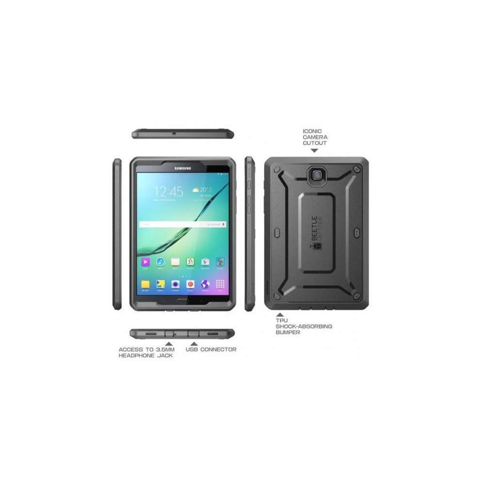 Produktbild för SUPCASE Unicorn Beetle Pro-skal till Galaxy Tab S3 9.7 svart