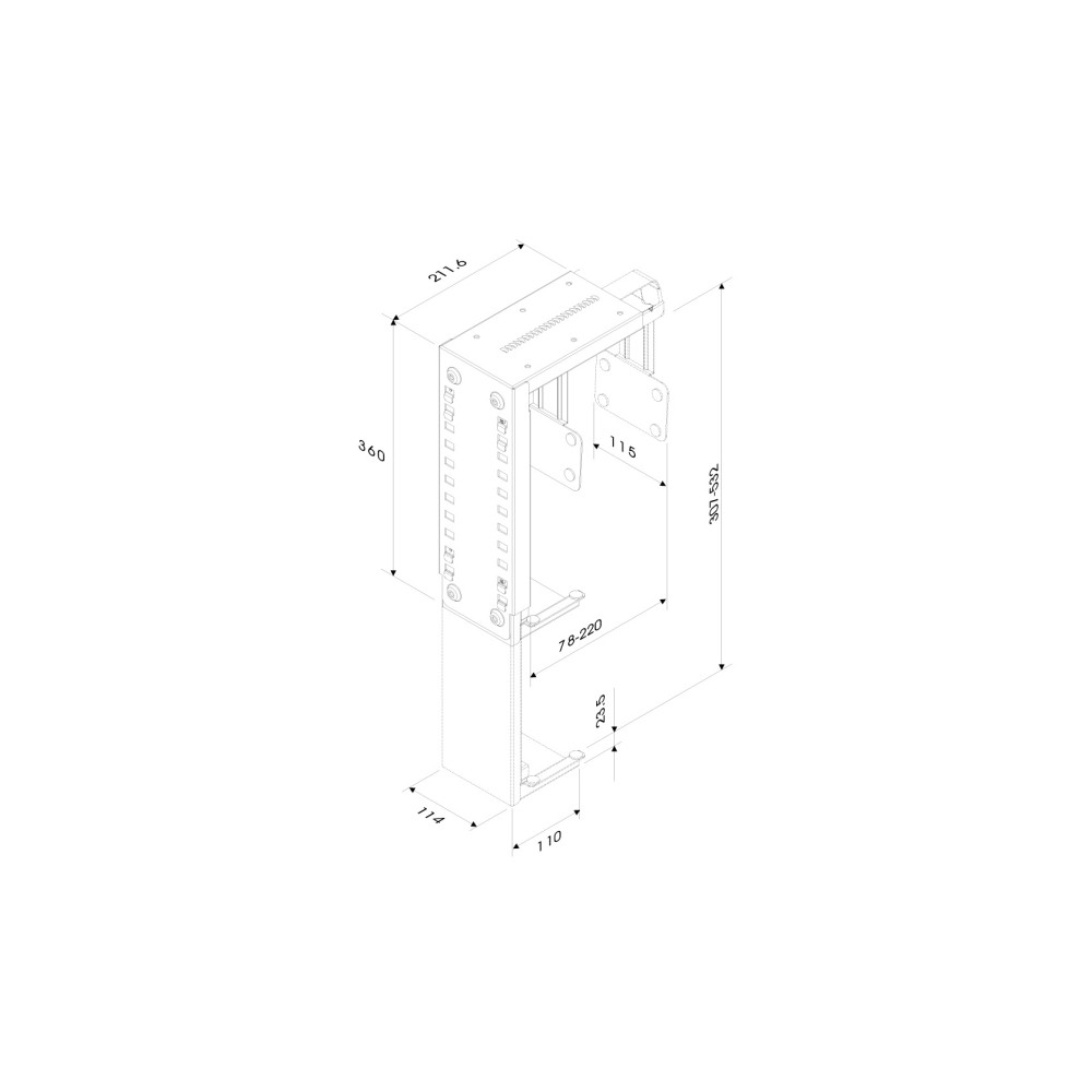 Produktbild för Neomounts CPU-D100