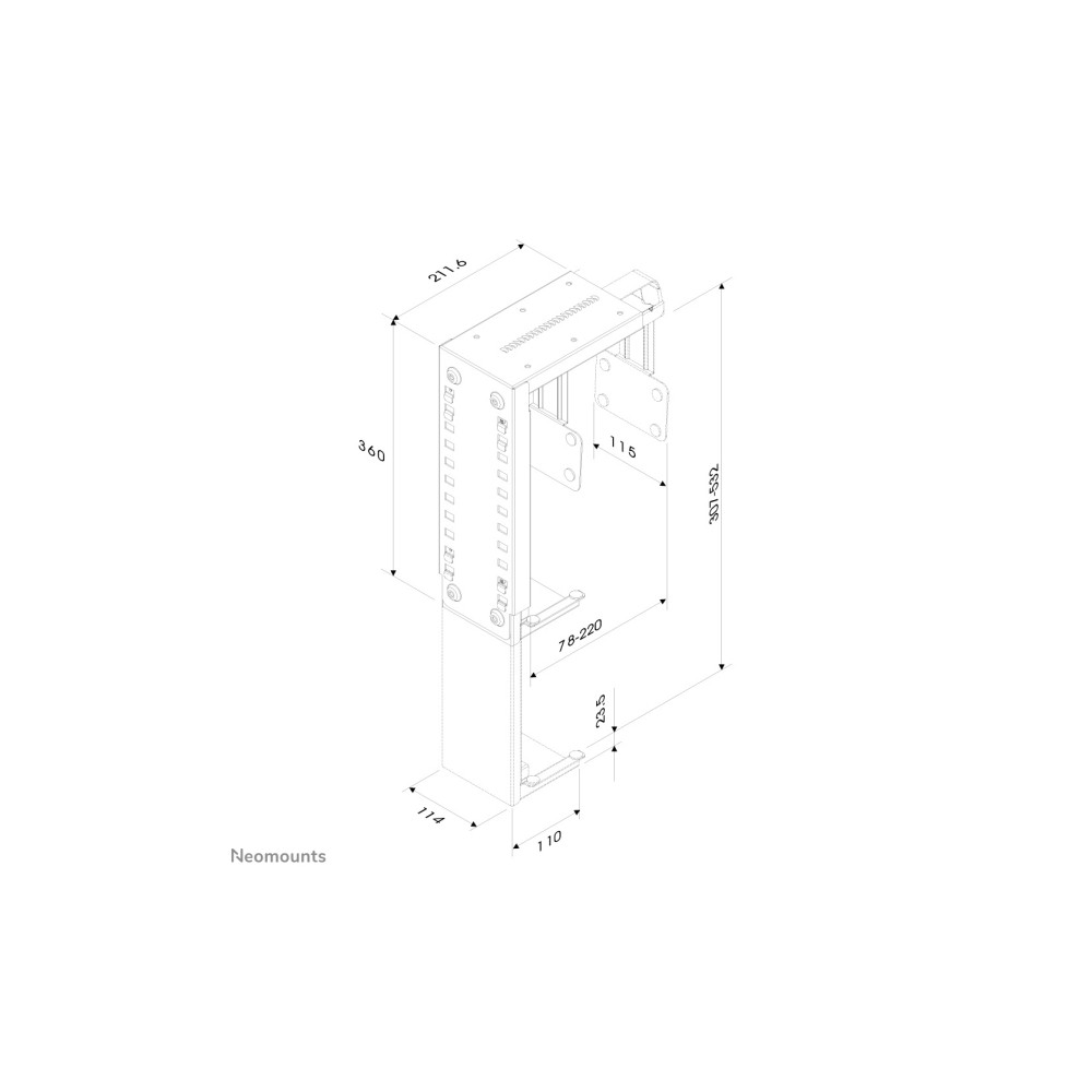 Produktbild för Neomounts CPU-D100