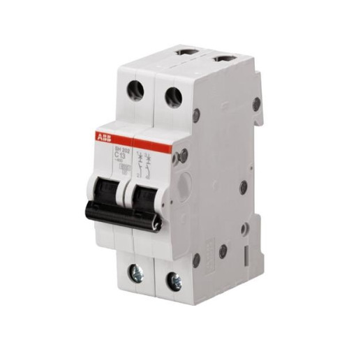 ABB ABB automatsäkring MCB 10A C-karaktäristik, 2-polig, 6kA, 40...
