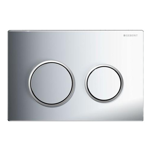 GEBERIT Geberit Omega20 spolknappplatta för dubbelspolning, rund: pl...
