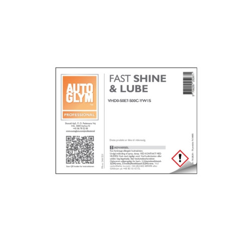 Autoglym Autoglym Fast Shine & Lube